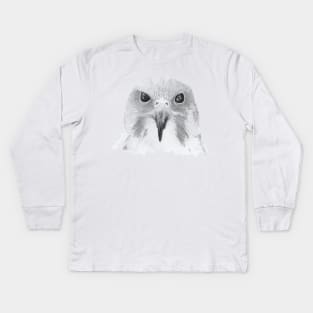 Peregrine Falcon Kids Long Sleeve T-Shirt